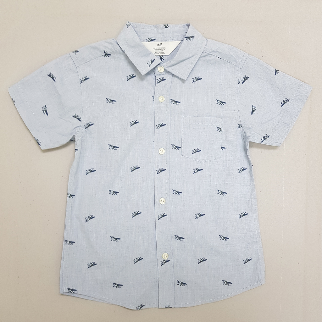 پیراهن پسرانه 30798 سایز 2 تا 10 سال کد 6 مارک H&M