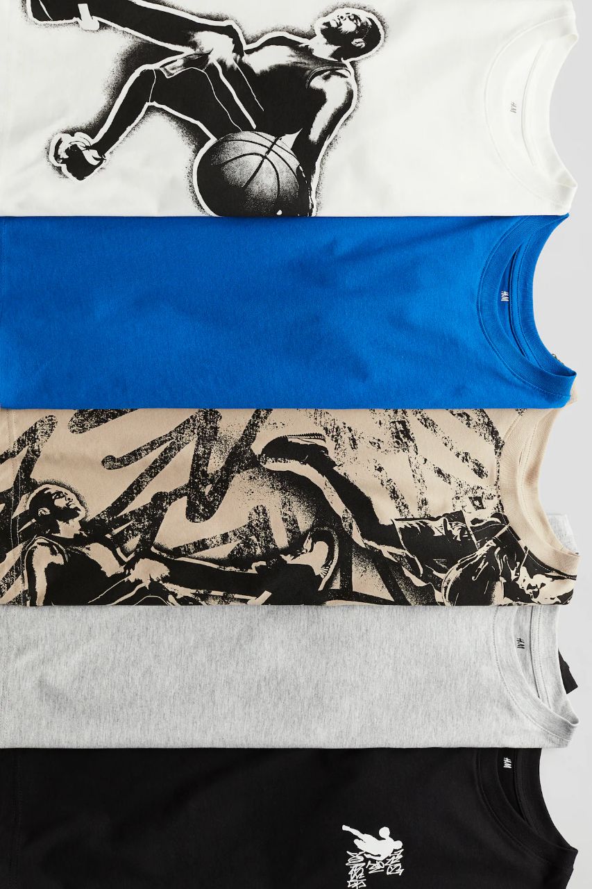 تی شرت پسرانه 30850 سایز 9 تا 15 سال مارک H&M
