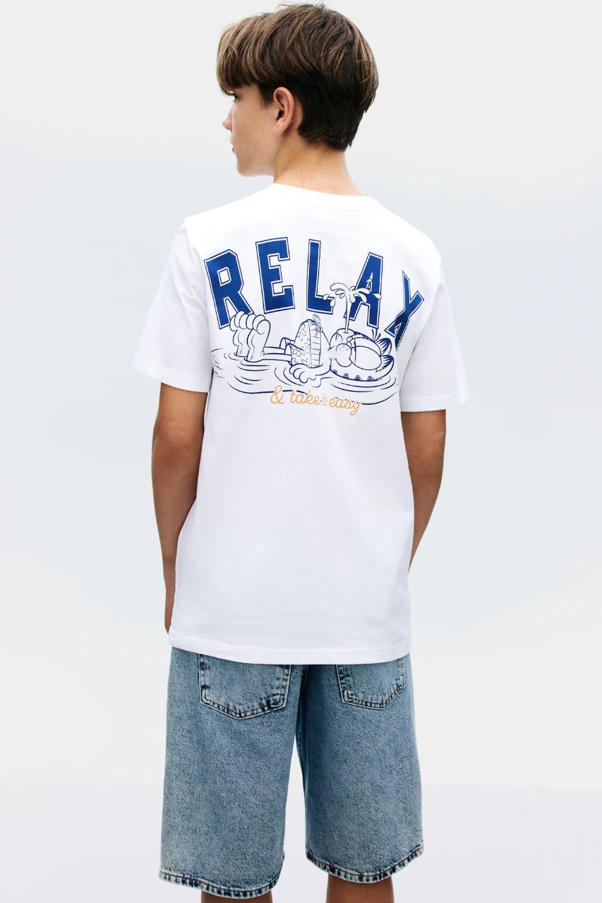 تی شرت پسرانه 30850 سایز 9 تا 15 سال مارک H&M