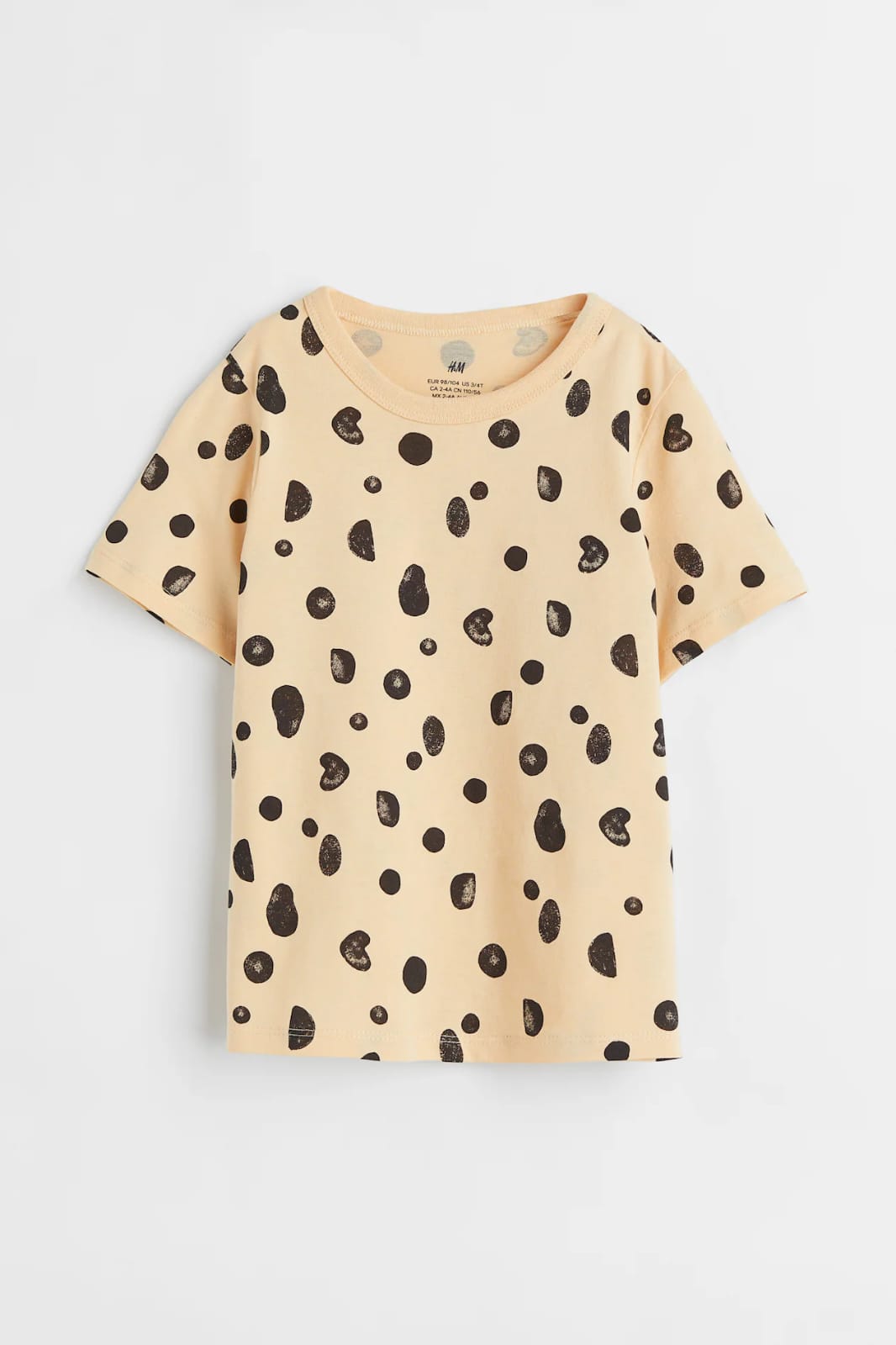 تی شرت دخترانه 30854 سایز 1.5 تا 10 سال مارک H&M