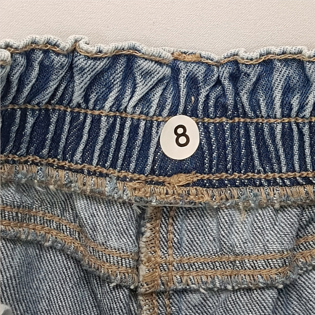 شلوارک جینز دخترانه 30870 سایز 6 تا 14 سال مارک NEXT