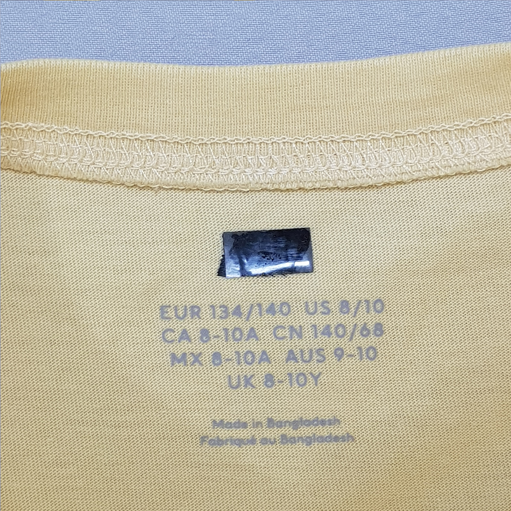 تی شرت پسرانه 30823 سایز 9 تا 15 سال مارک H&M