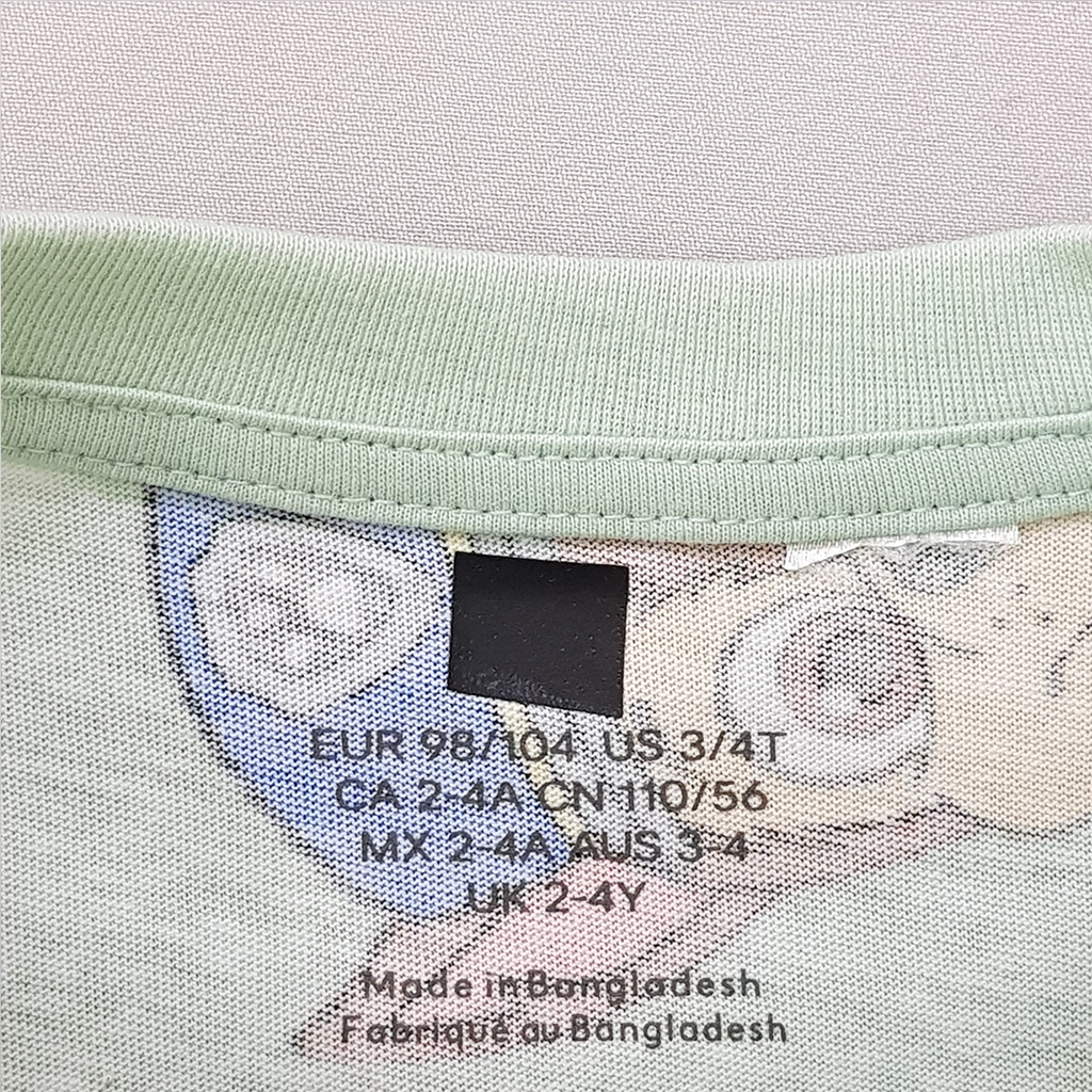 تی شرت پسرانه 30829 سایز 1.5 تا 8 سال مارک H&M