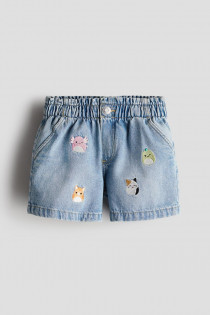 شلوارک جینز دخترانه 30867 سایز 4 تا 12 سال مارک H&M