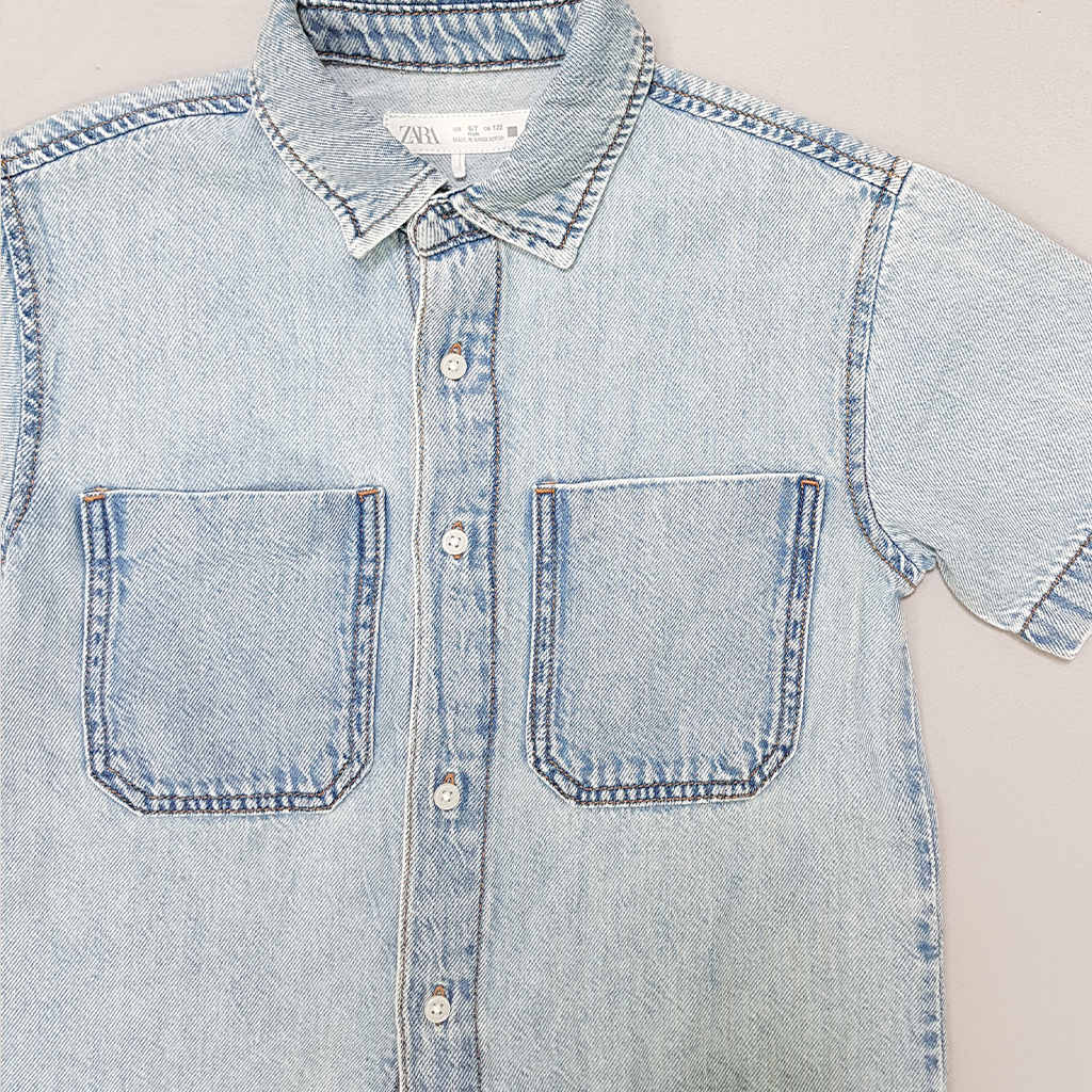 پیراهن پسرانه 30884 سایز 6 تا 14 سال مارک ZARA   *