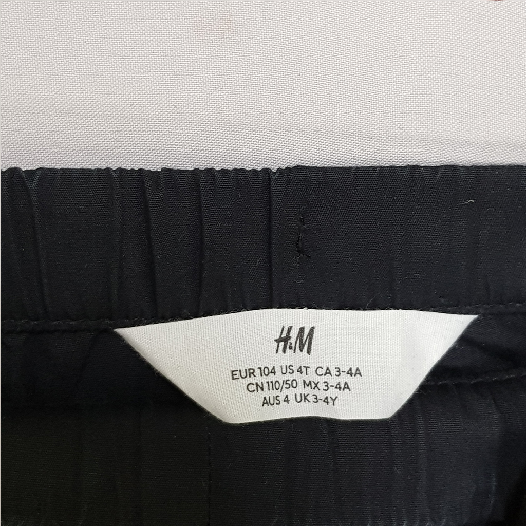 شلوار کتان 30896 سایز 1.5 تا 12 سال کد 2 مارک H&M   *