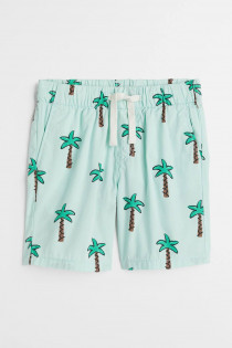شلوارک کتان پسرانه 30793 سایز 1.5 تا 6 سال مارک H&M