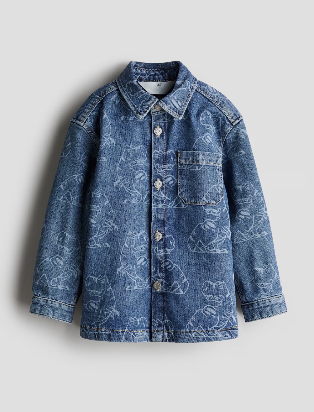 پیراهن جینز پسرانه 30891 سایز 2 تا 9 سال مارک H&M