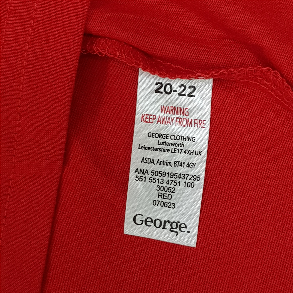 تی شرت بزرگسال 30927 سایز 8 تا 22 مارک George