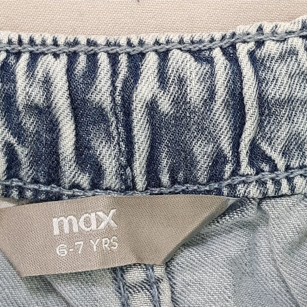 شلوارک جینز پسرانه 30990 سایز 2 تا 8 سال مارک MAX