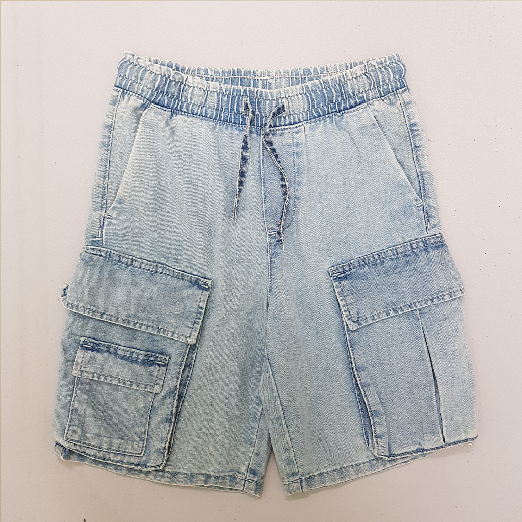 شلوارک جینز پسرانه 30989 سایز 8 تا 15 سال مارک H&M