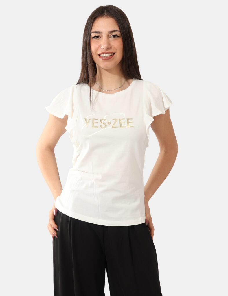 تی شرت زنانه 31067 مارک Yes.Zee Jeans