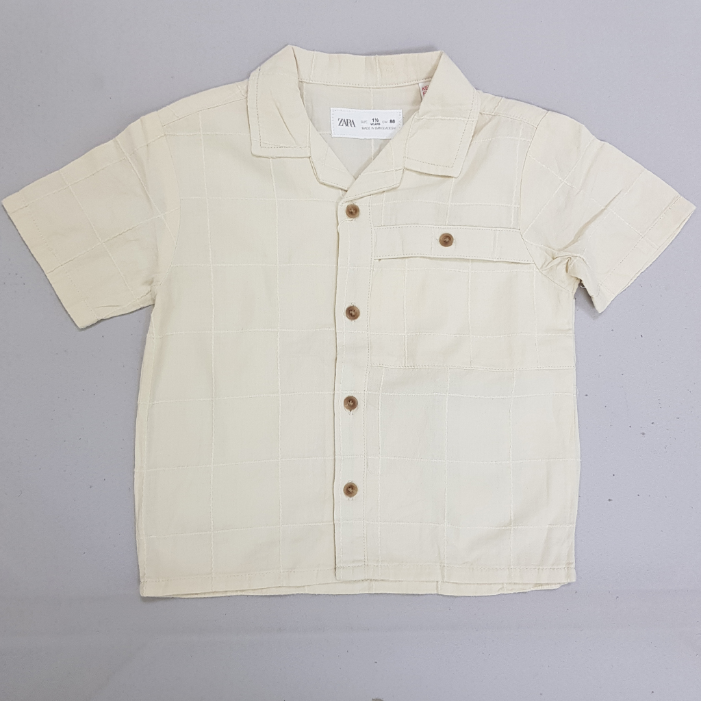 پیراهن پسرانه 30972 سایز 1 تا 6 سال مارک ZARA
