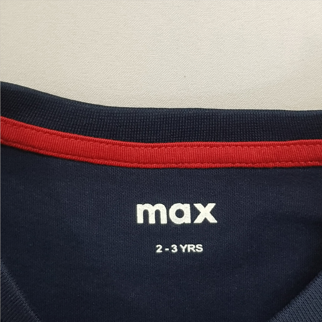 تی شرت پسرانه 31186 سایز 2 تا 8 سال مارک MAX