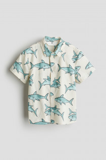 پیراهن پسرانه 31207 سایز 1.5 تا 9 سال مارک H&M