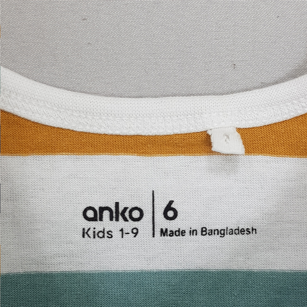 تاپ پسرانه 31367 سایز 1 تا 9 سال مارک anko