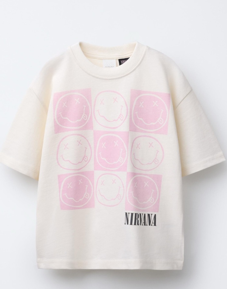 تی شرت دخترانه 31360 سایز 6 تا 14 سال مارک ZARA