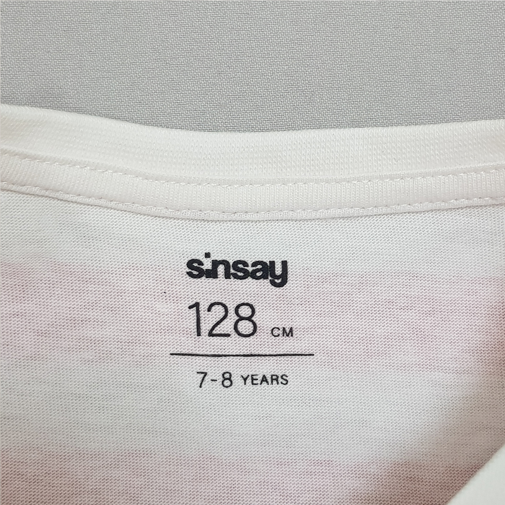 تی شرت دخترانه 31417 سایز 2 تا 9 سال مارک SINSAY