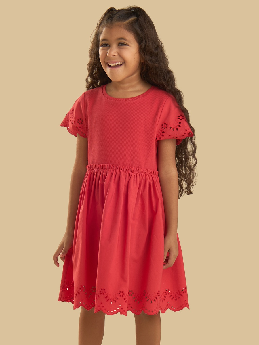 سارافون دخترانه 31449 سایز 2 تا 8 سال مارک MAX
