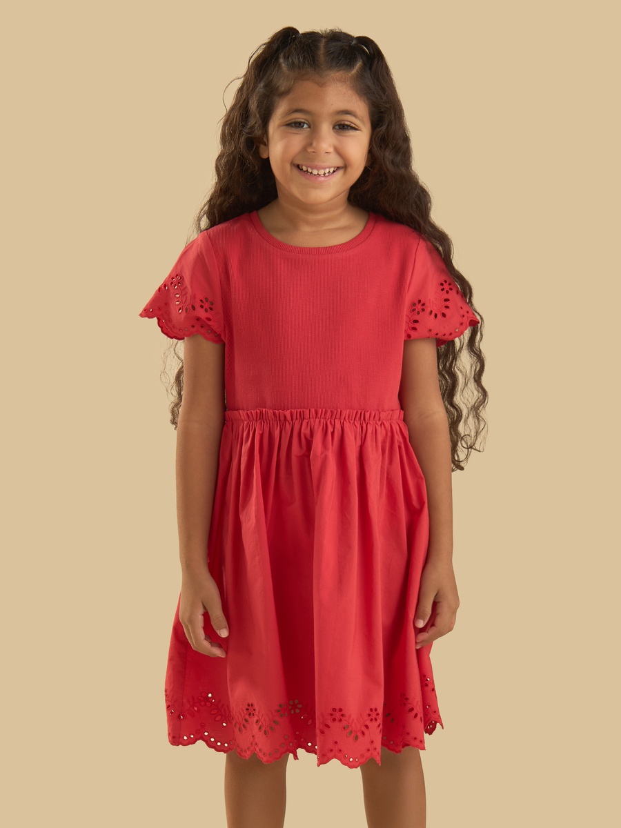 سارافون دخترانه 31449 سایز 2 تا 8 سال مارک MAX