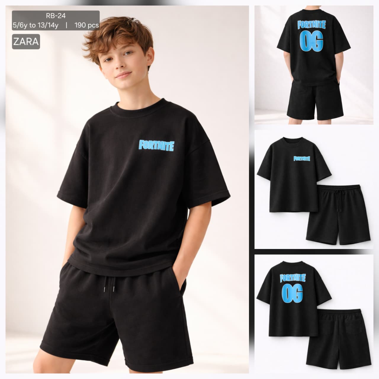 ست پسرانه 31526 سایز 5 تا 14 سال مارک ZARA