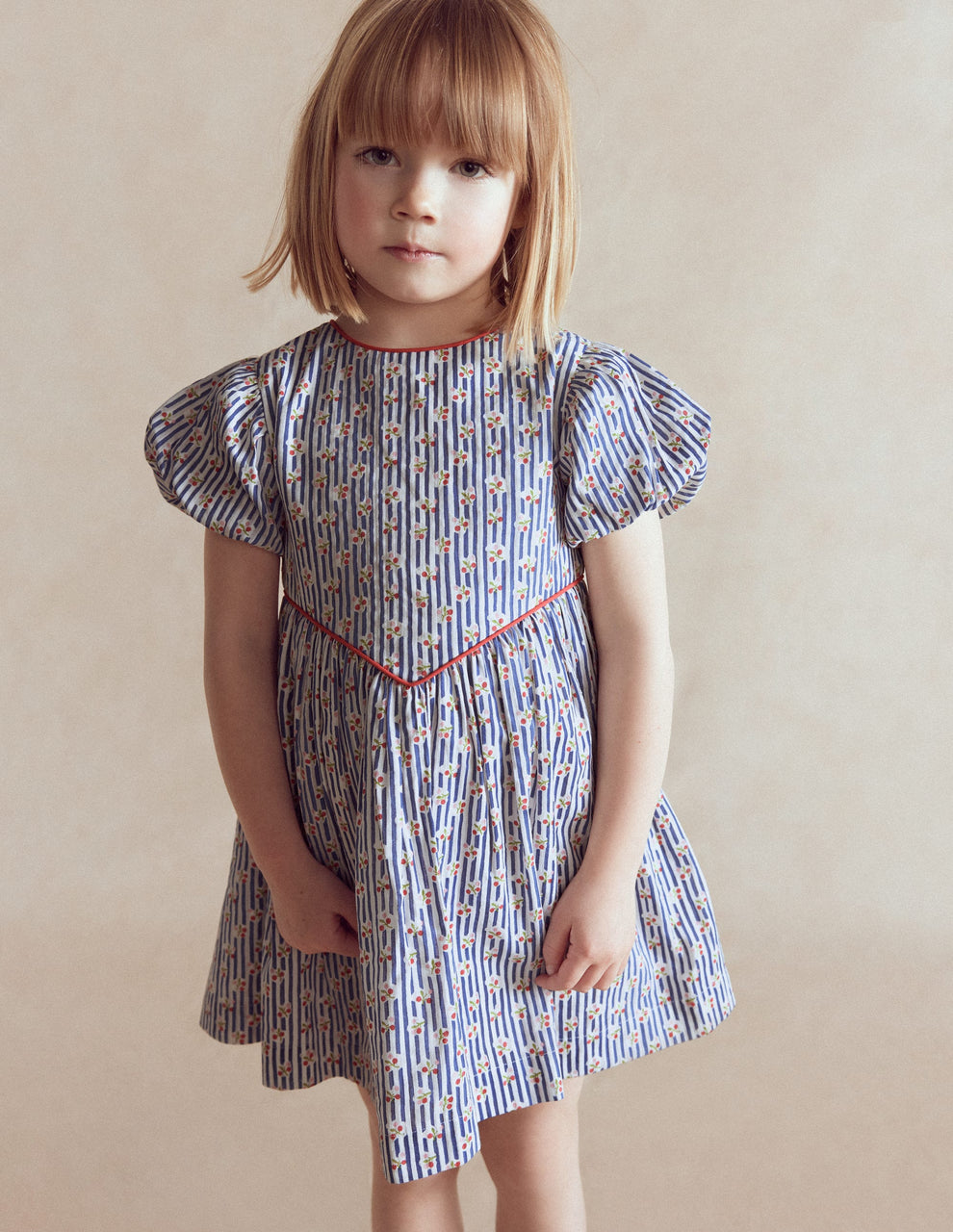 سارافون دخترانه 31503 سایز 4 تا 6 سال کد 7 مارک Mini Boden