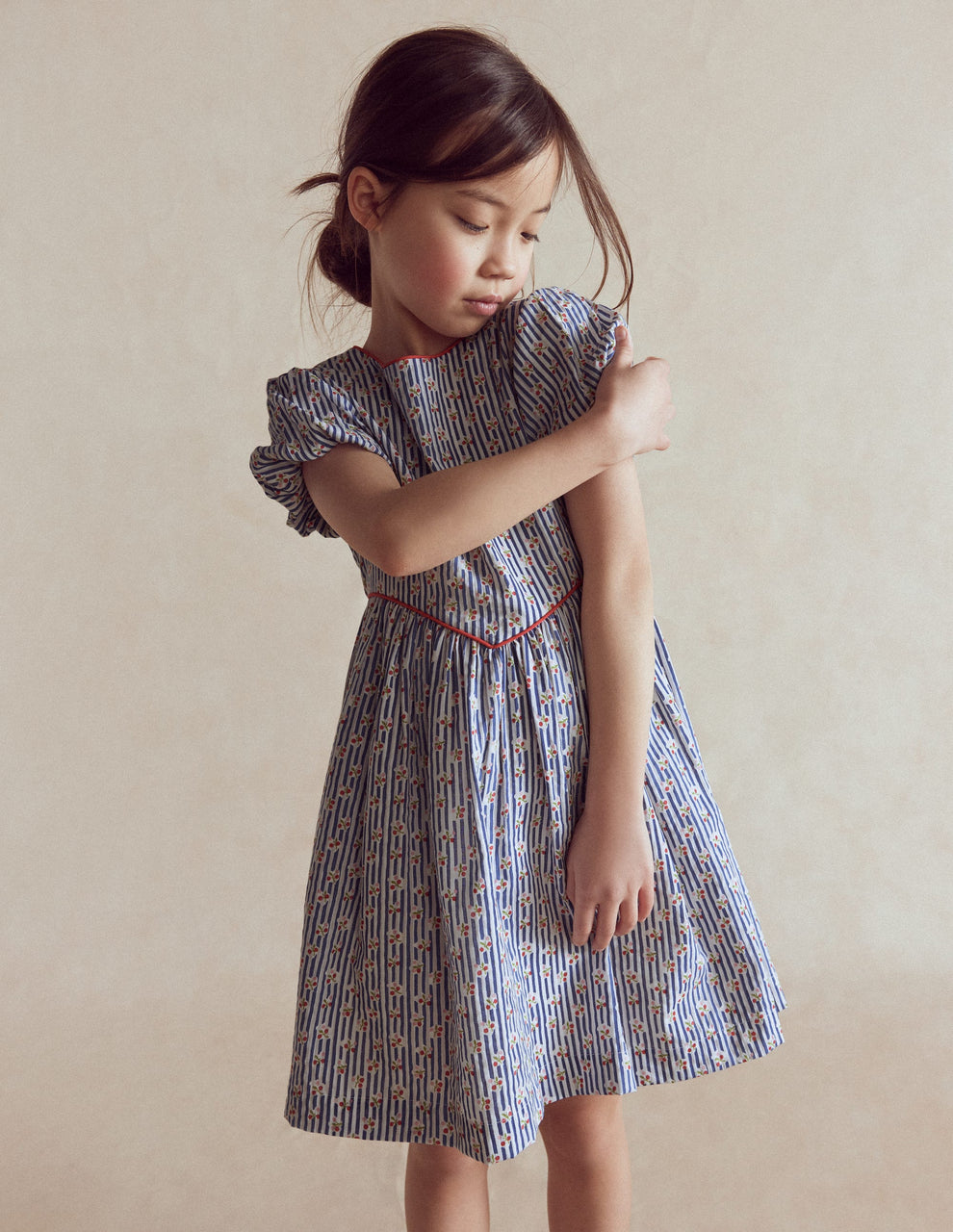 سارافون دخترانه 31503 سایز 4 تا 6 سال کد 7 مارک Mini Boden
