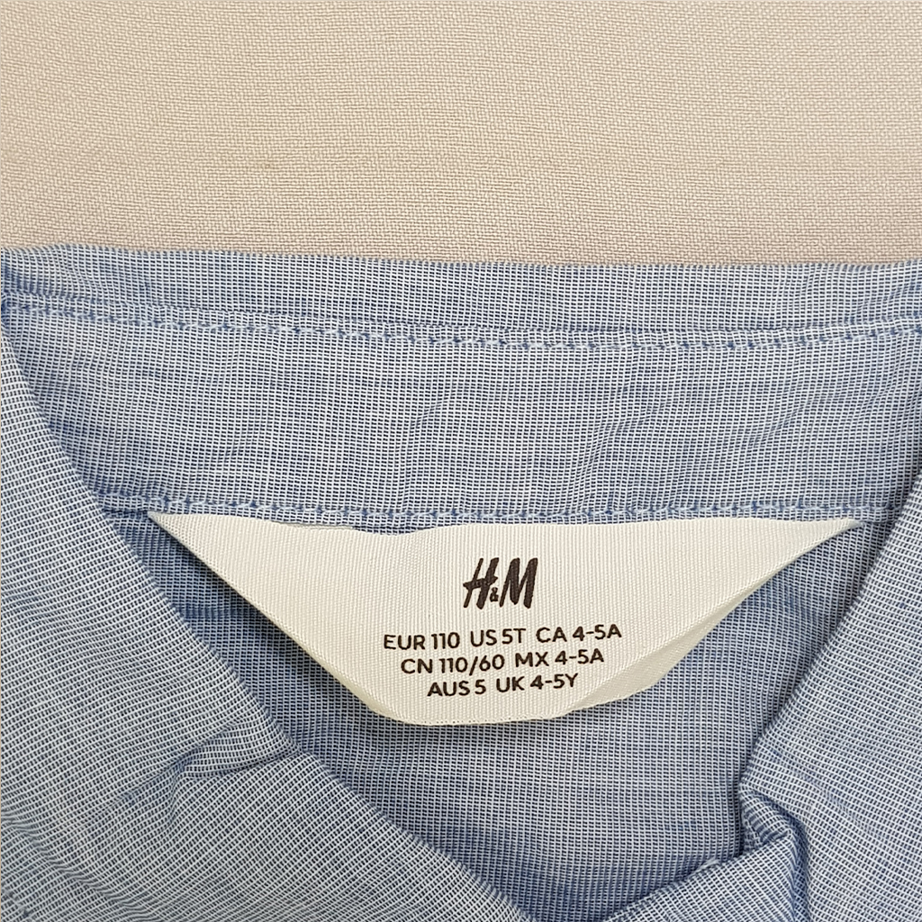 پیراهن پسرانه 31880 سایز 1.5 تا 10 سال مارک H&M