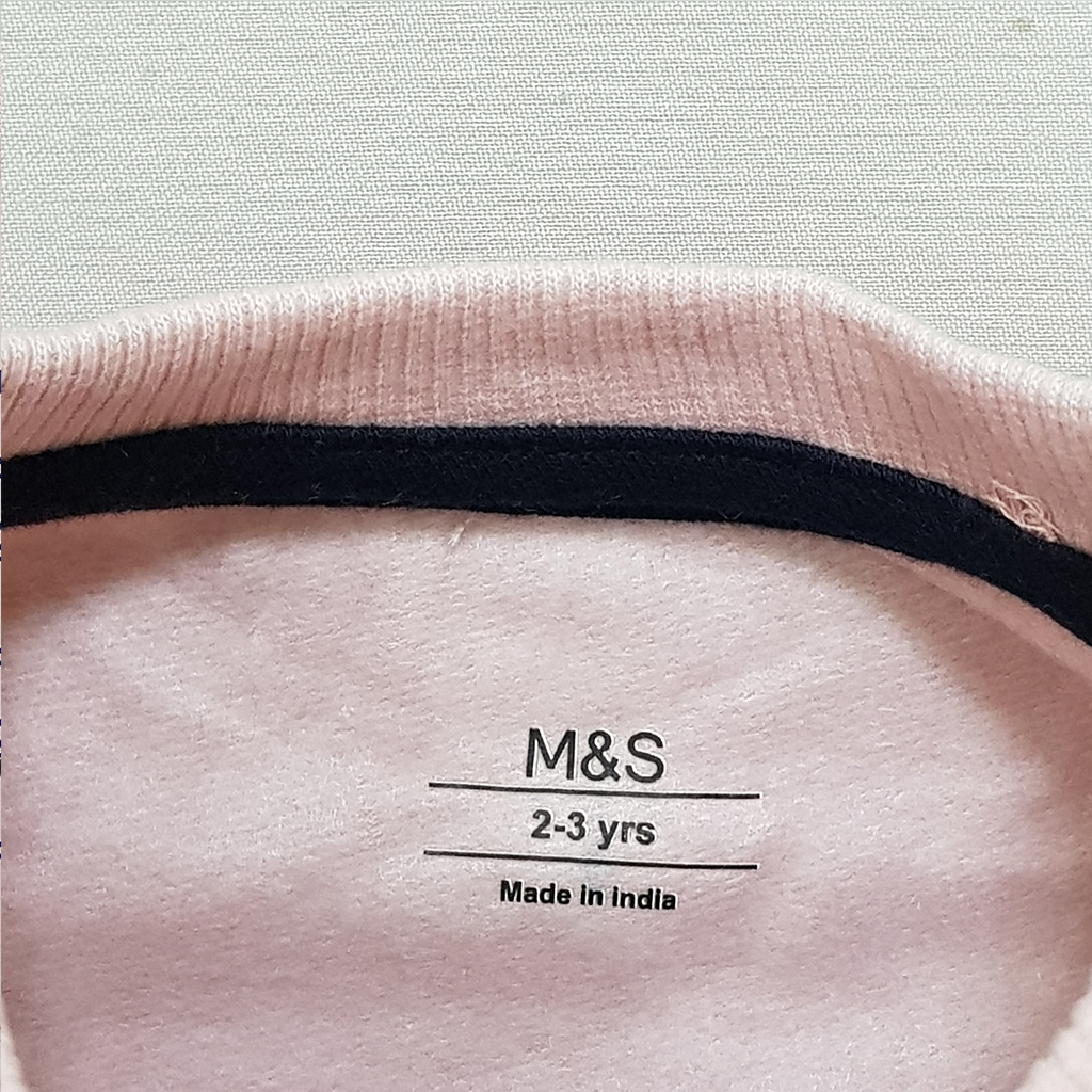 ست پلیور شلوار دخترانه 31877 سایز 2 تا 11 سال مارک M&S   *