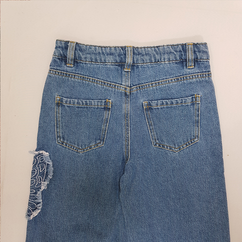 شلوار جینز دخترانه 32138 سایز 7 تا 13 سال مارک LC WAIKIKI   *