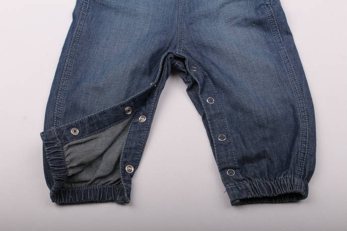 پیشبندار جینز پسرانه 12516 سایز بدوتولد تا 6 ماه مارک H&M