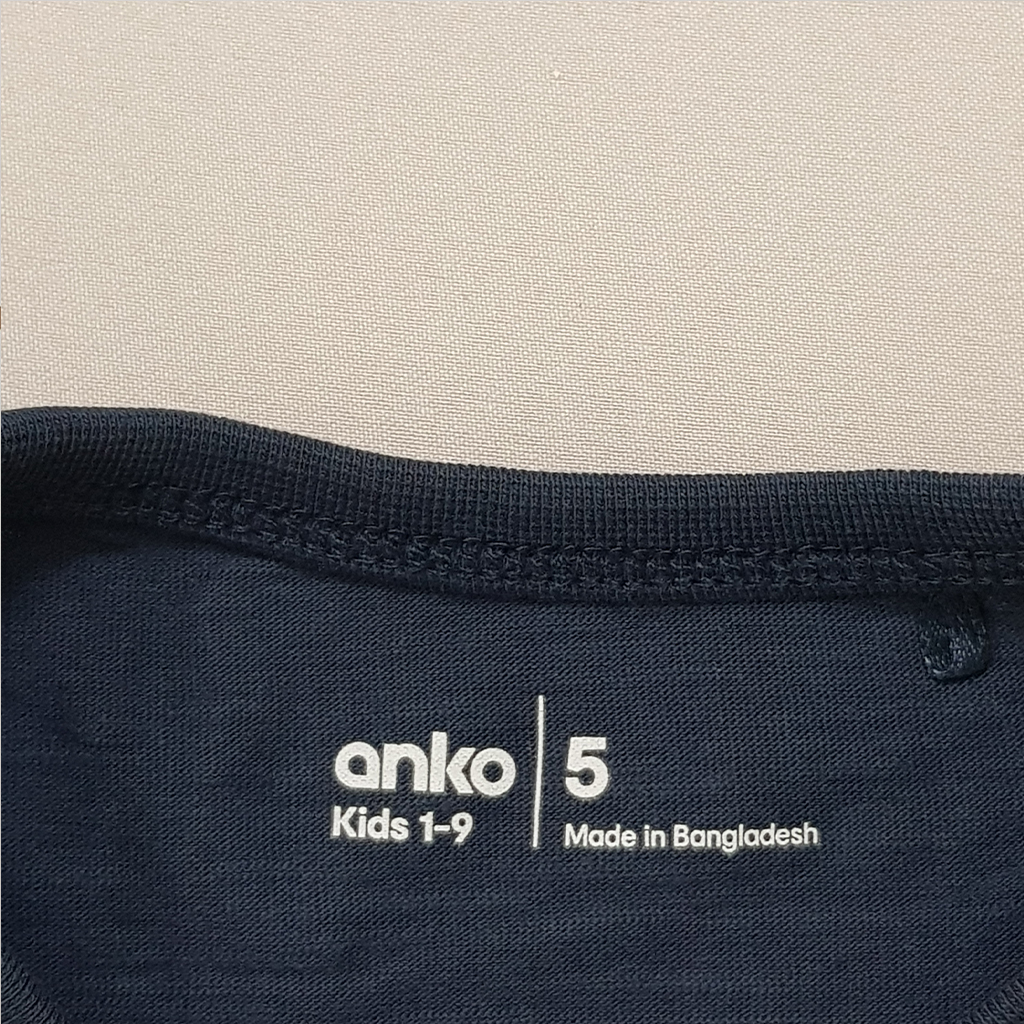 تی شرت 23187 سایز 1 تا 9 سال مارک ANKO