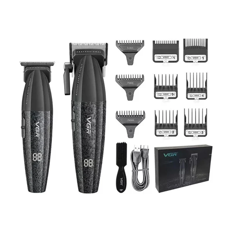 ست ماشین اصلاح موی سر و صورت تریمر وی جی آر مدل V-640 کد 802290