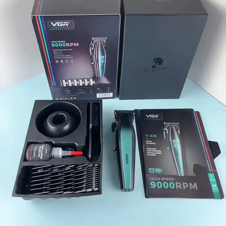 ماشین اصلاح موی سر و صورت وی جی ار مدل v-270 کد 802293