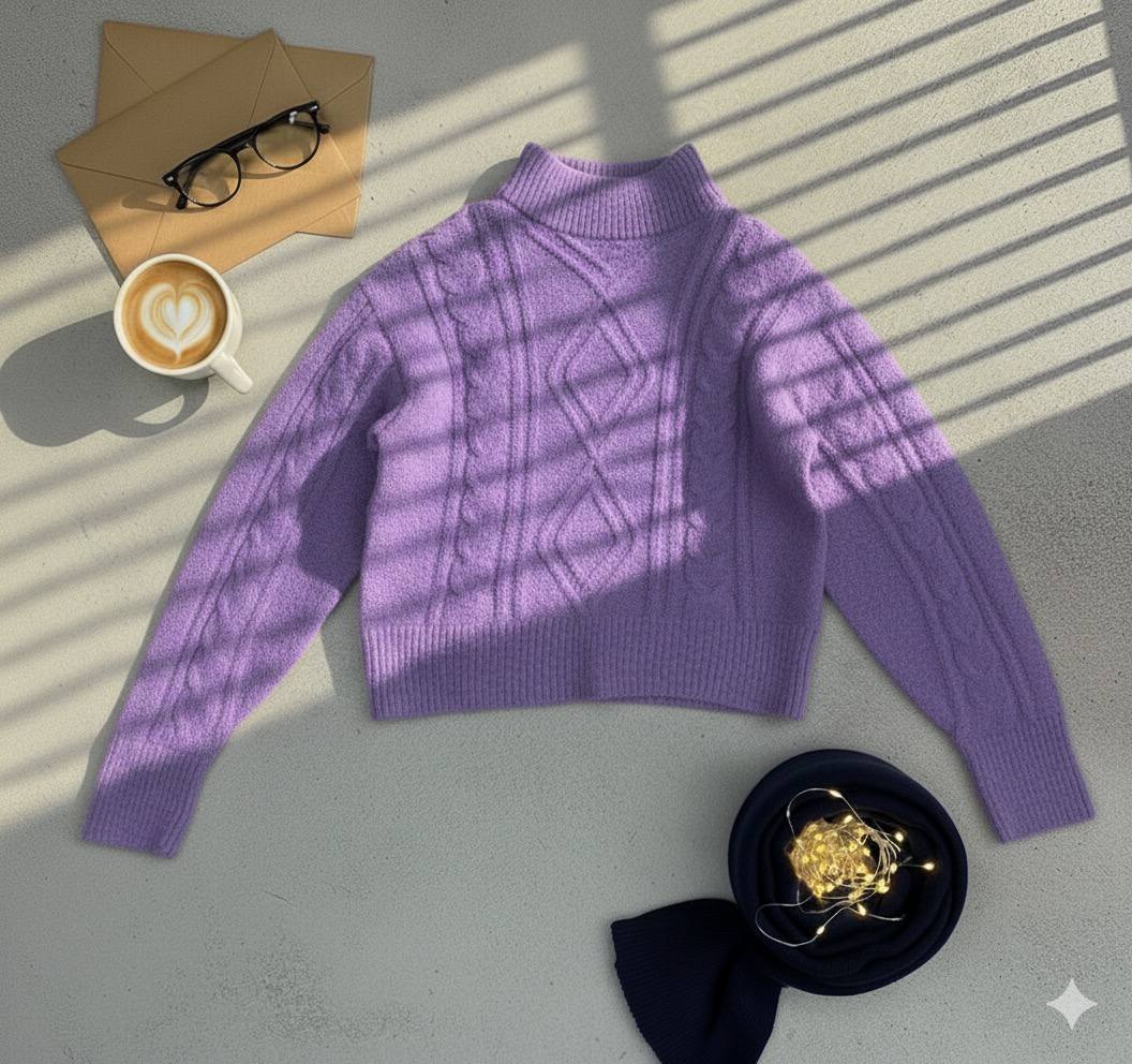 پلیور بافت زنانه کد 418516