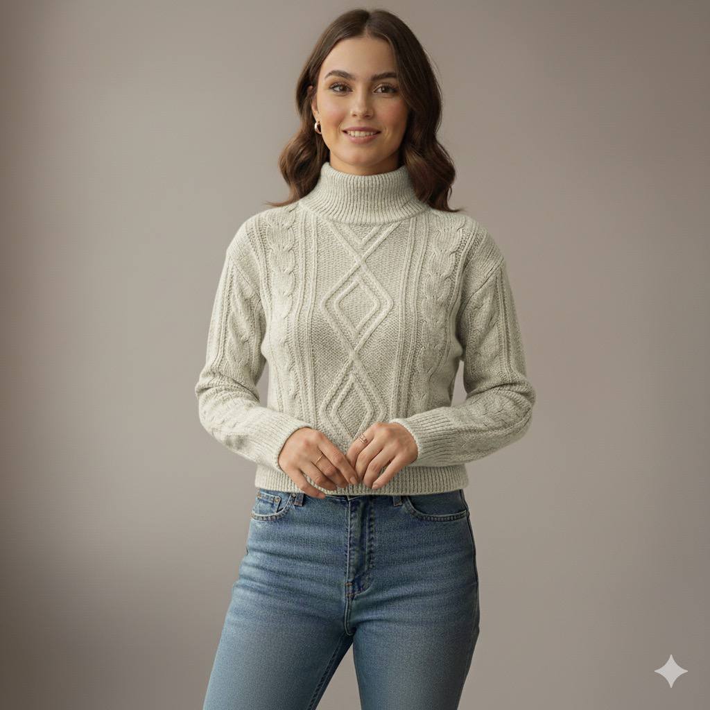 پلیور بافت زنانه کد 418516