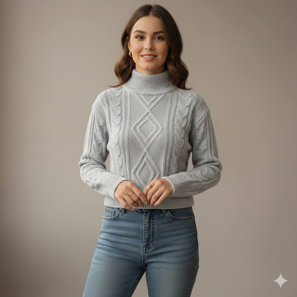 پلیور بافت زنانه کد 418516