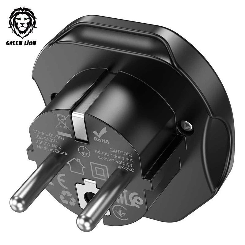 مبدل برق گرین لاین مدل Conversion EU Plug 2 کد 802302