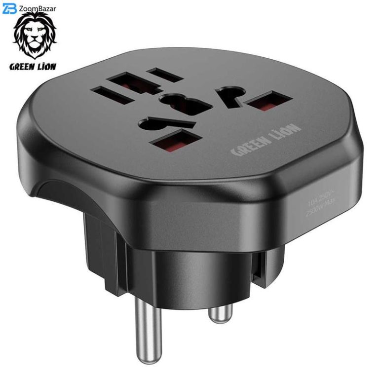مبدل برق گرین لاین مدل Conversion EU Plug 2 کد 802302