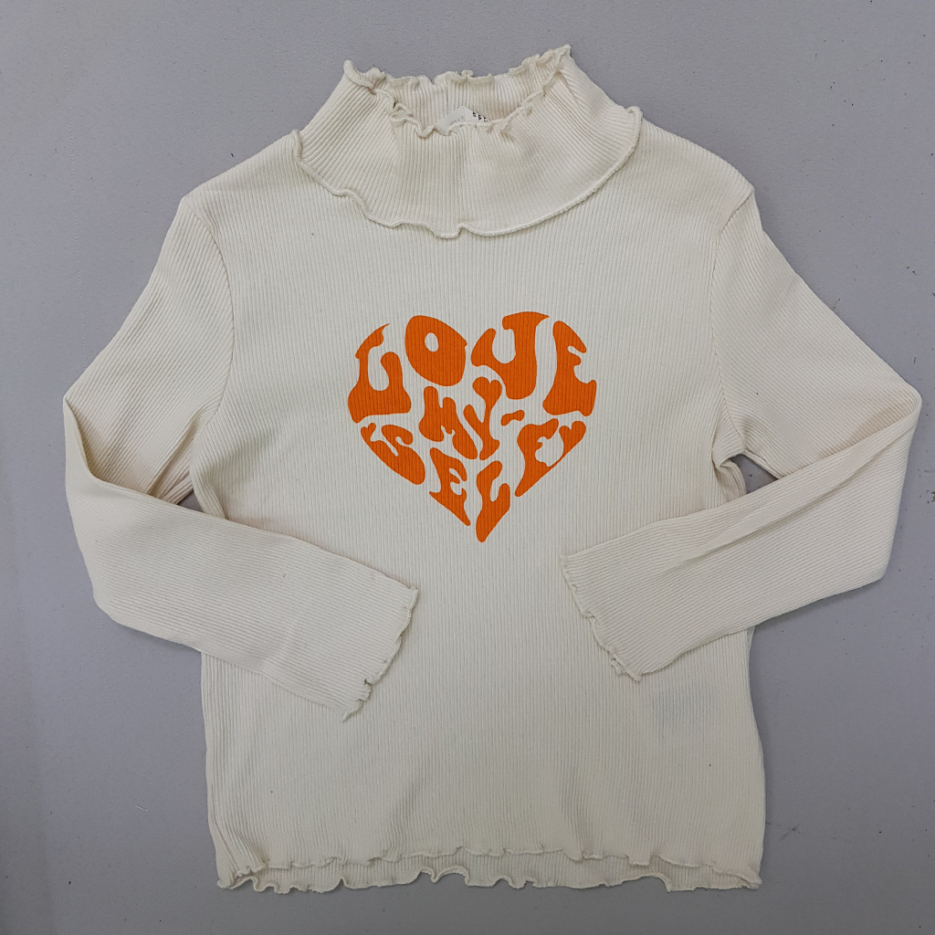 بلوز یقه اسکی دخترانه 29327 سایز 3 تا 10 سال مارک H&M   *