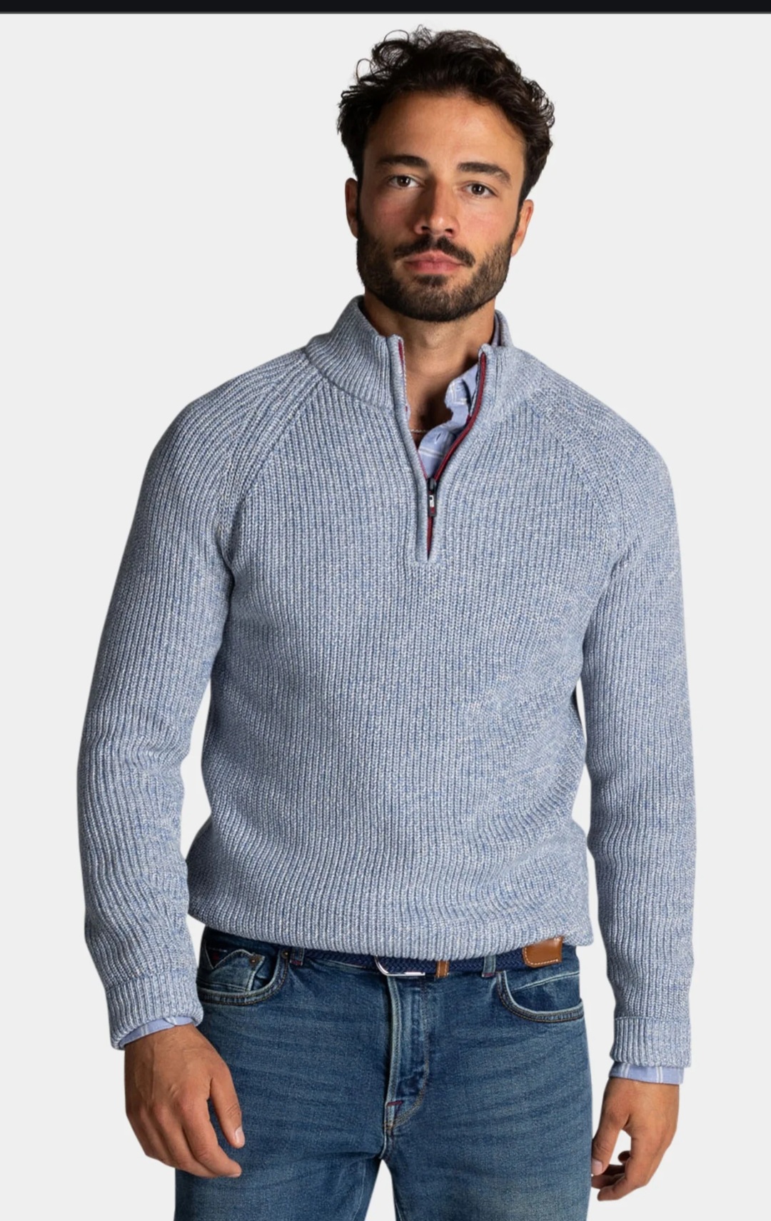 بافت نیم زیپ مردانه 29420