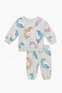 ست پلیور شلوار دخترانه 29674 سایز  1 تا 7 سال مارک KD