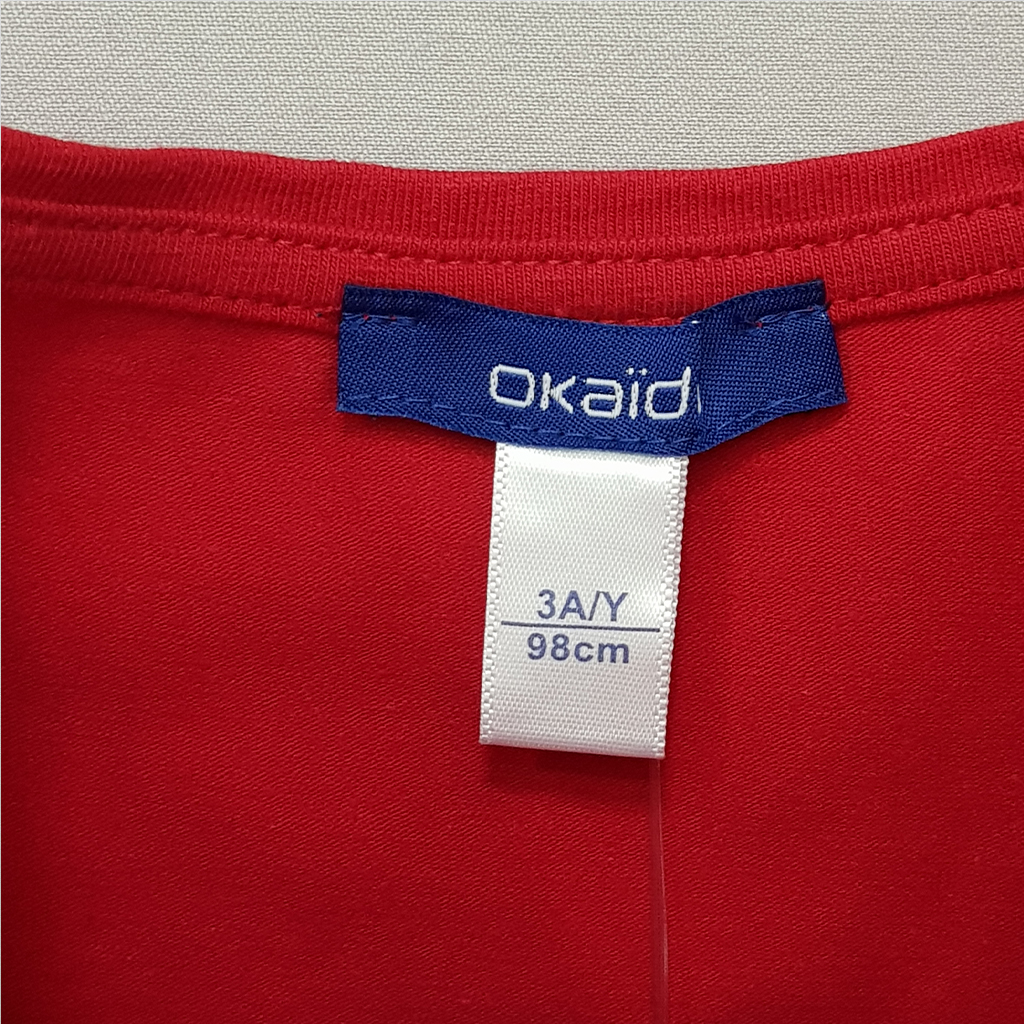 بلوز دخترانه 29963 سایز 3 تا 12 سال مارک OKAIDI   *