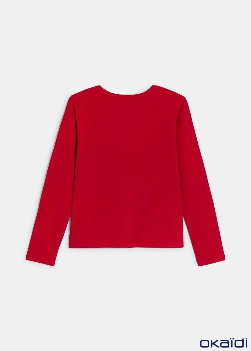 بلوز دخترانه 29963 سایز 3 تا 12 سال مارک OKAIDI   *