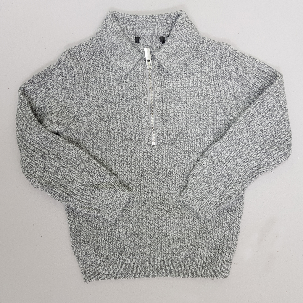 بافت یقه دار نیم زیپ پسرانه 30135 سایز 12 ماه تا 16 سال مارک NEXT   *