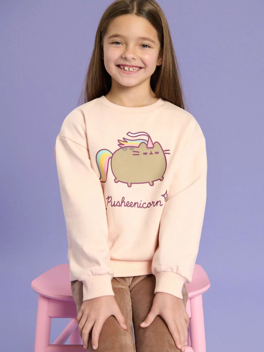 پلیور دخترانه 30181 سایز 6 تا 10 سال مارک SINSAY