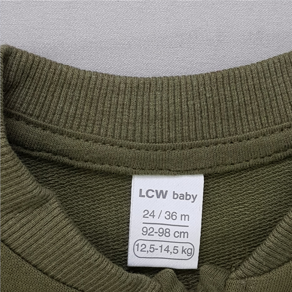 سویشرت حلقه ای پسرانه 30201 سایز 9 ماه تا 6 سال مارک LC WAIKIKI