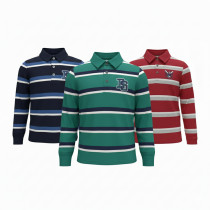 بلوز یقه دار پسرانه 29986 سایز 5 تا 14 سال مارک Inextenso   *