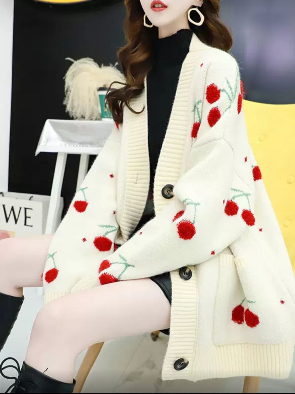 مانتو بافت زنانه کد 419088