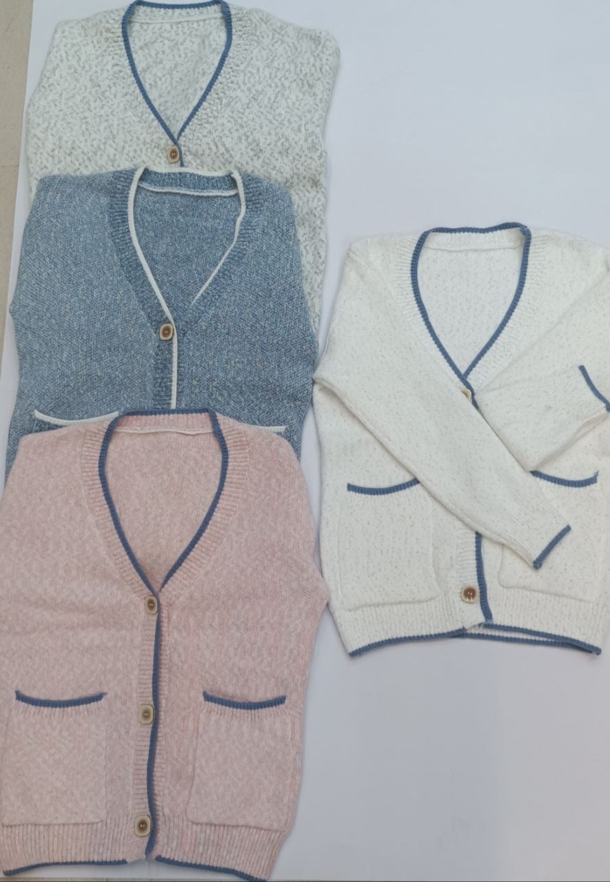 بافت دکمه دار زنانه کد 419093